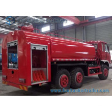 Tanque de água de Dongfeng 6 * 4 10cbm polvilha caminhão de combate a incêndio simples